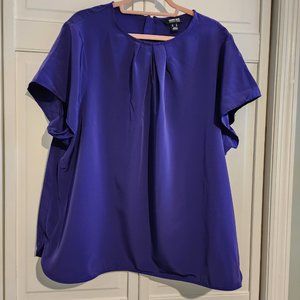 NWOT Lands' End Women's Deep Purple Blouse